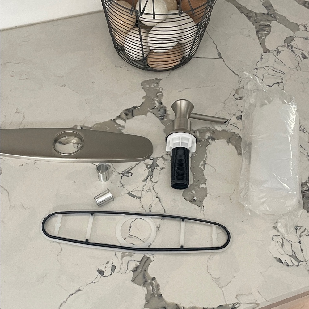 Brushed Nickel Kitchen Faucet Parts
